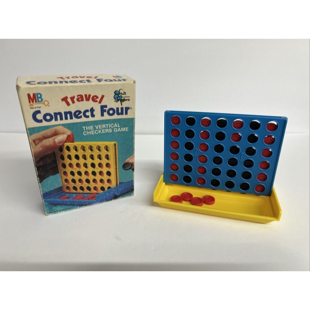 Vintage 1983 Travel Connect Four Game